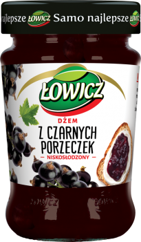 Marmelade aus schwarzen Johannisbeeren - Dzem z czarnych porzeczek Lowicz 280g