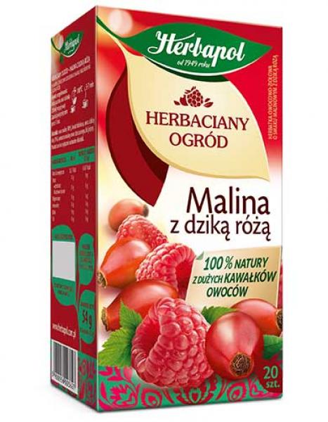 Himbeer-Hagebuttentee - Herbata Malina z dzika roza Herbapol 54g