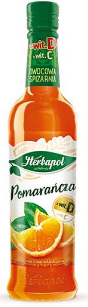 Orangensirup - Syrop pomaranczowy Herbapol 420ml