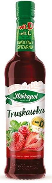 Erdbeer-Sirup - Syrop truskawkowy Herbapol 420ml