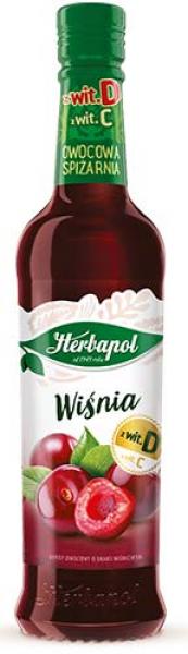 Kirsch-Sirup - Syrop Truskawka Herbapol 420ml