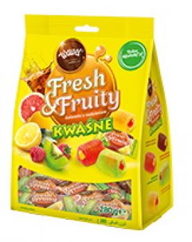 Fresh & Fruity Saure Fruchtgelees - Owocowe galaretki kwasne Wawel 280g