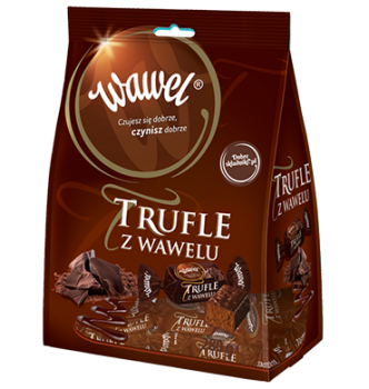 Trüffel in Schokolade mit Rumgeschmack - Trufle w czekoladzie o smaku rumowym Wawel 280g